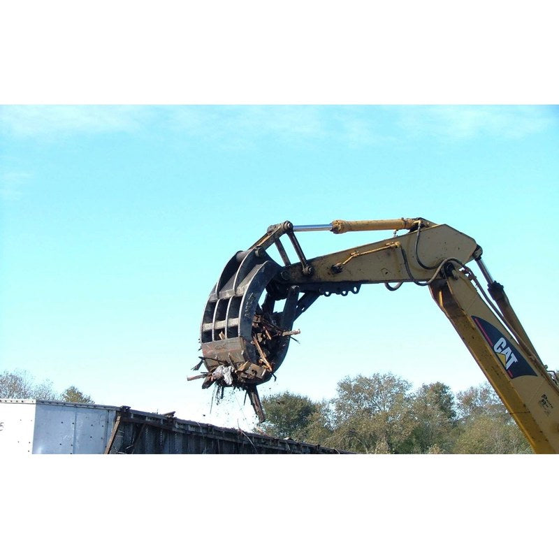Amulet Manufacturing HoeMate R4 and R5 Excavator Rake, 15-20 Ton