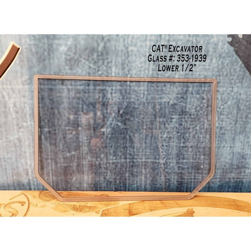 SHIELDS 1/2 Inch Front Windshield for CAT B Series Excavators