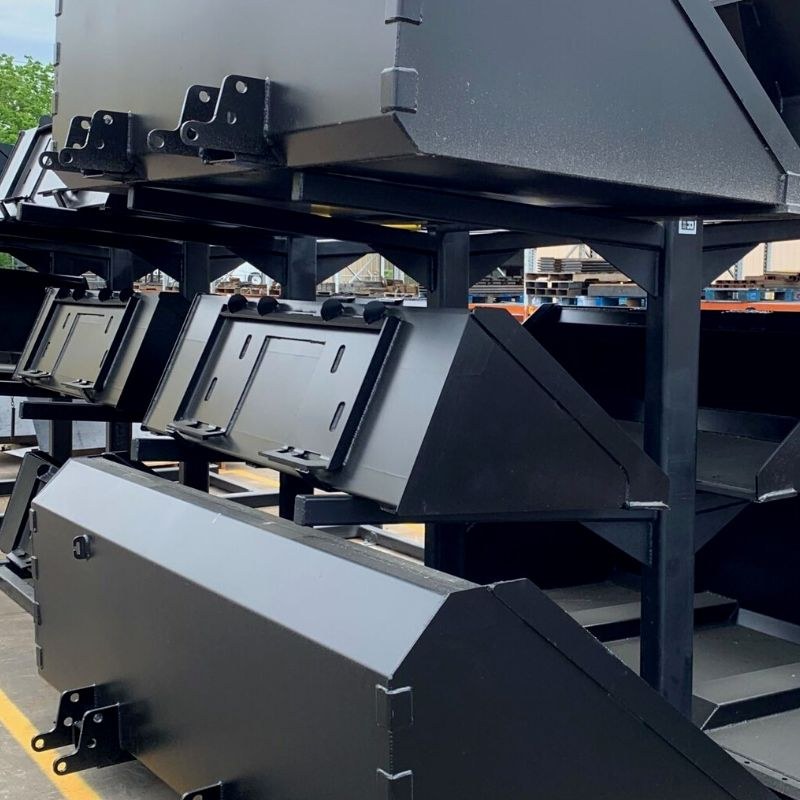 Star Industries Bucket Rack for Skid Steer and Forklift Buckets