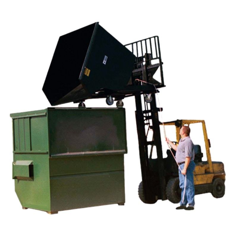 Star Industries Heavy Duty Self-Dumping Forklift Hopper