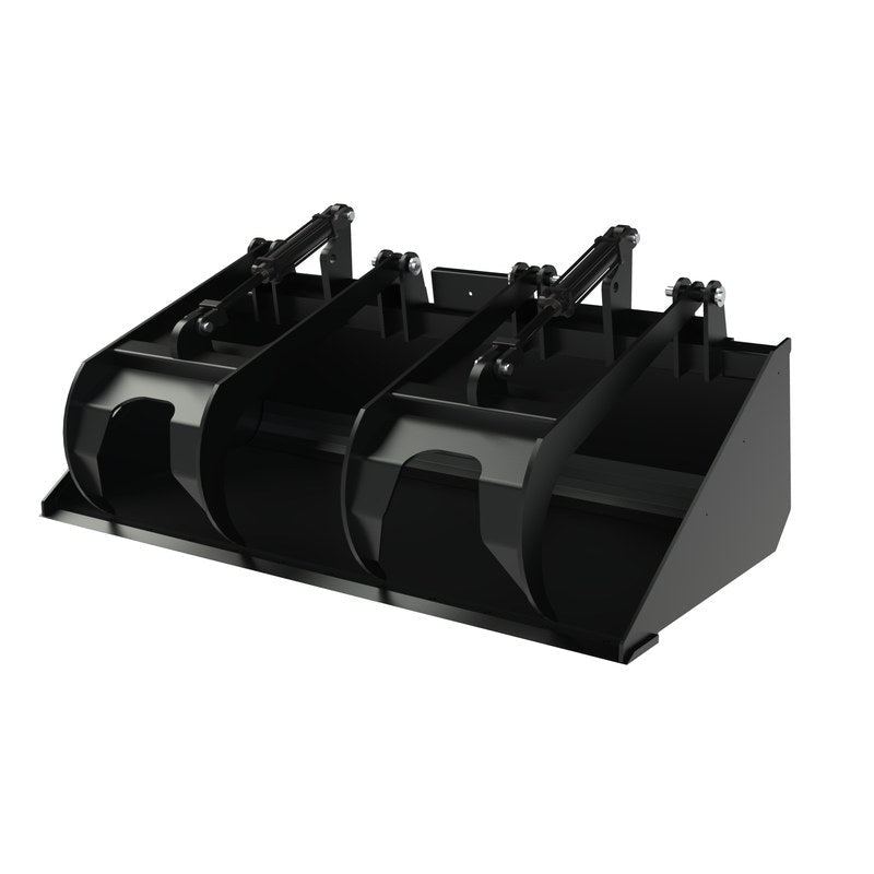 Top Dog Attachments Low Profile Dirt Bucket With Grapple