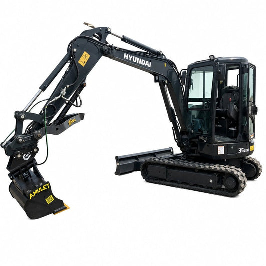 Amulet Manufacturing T3 36 Inch Mini Excavator Tilt Bucket, 1-3 Ton