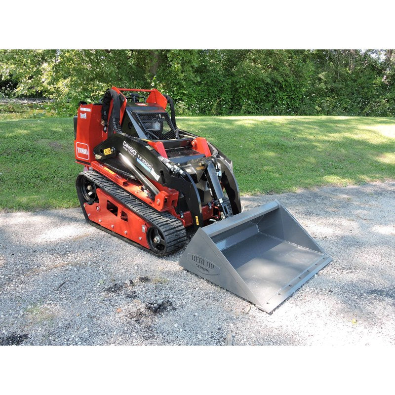 Berlon Industries MIBEL Mini Skid Steer Extended Lip Bucket