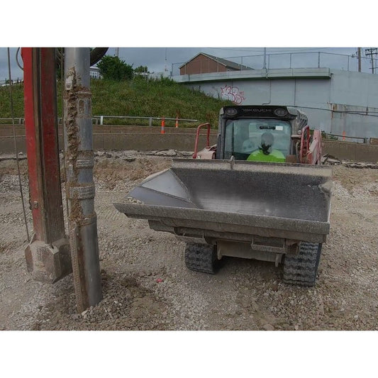 Maxx Attachments Skid Steer Side Dump Bucket