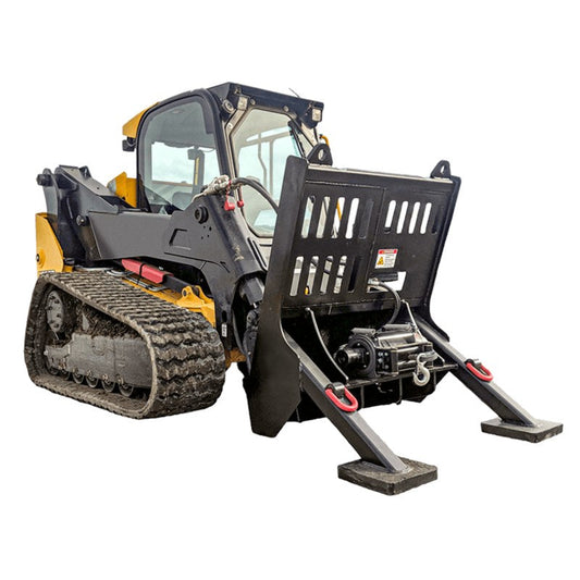 Maxx Attachments Skid Steer Hydraulic Recovery Winch