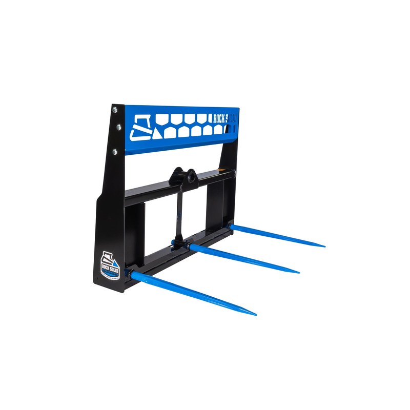 Rock Solid Attachments FS3BSC Skid Steer Bale Spear