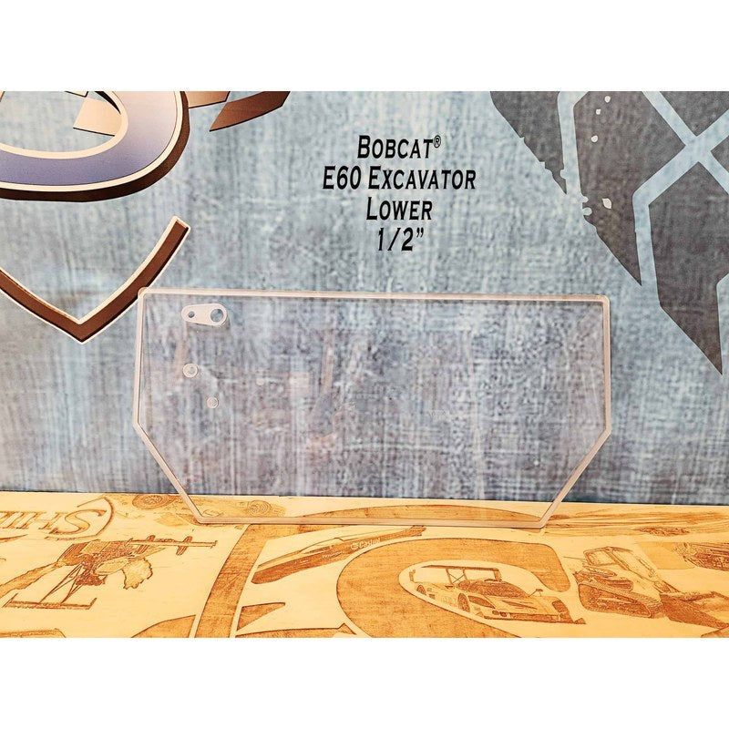 SHIELDS 1/2 Inch Windshield for Bobcat E60, E85 and E88 Excavators