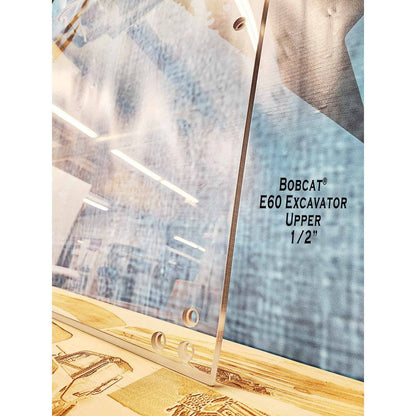 SHIELDS 1/2 Inch Windshield for Bobcat E60, E85 and E88 Excavators