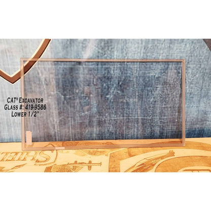 SHIELDS 1/2 Inch Front Windshield for CAT Mini Hydraulic Excavators