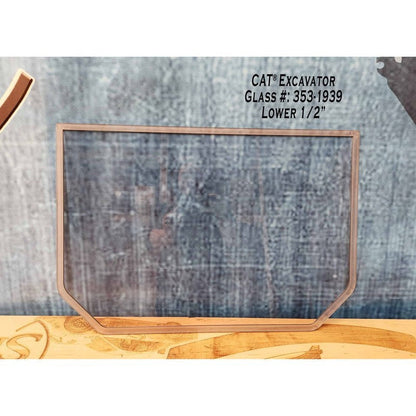 SHIELDS 1/2 Inch Front Windshield for CAT B Series Excavators