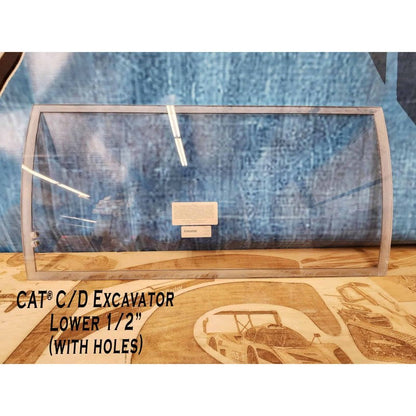 SHIELDS 1/2 Inch Front Windshield for CAT C and D Series Excavators