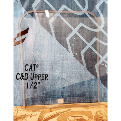 SHIELDS 1/2 Inch Front Windshield for CAT C and D Series Excavators