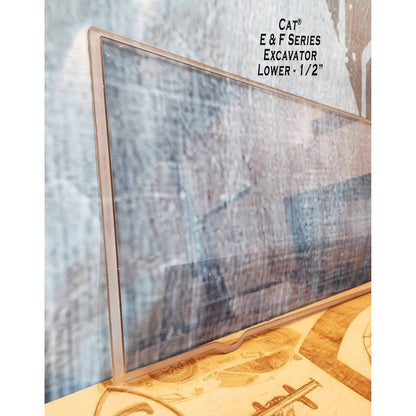 SHIELDS 1/2 Inch Front Windshield for CAT E and F Series Excavators