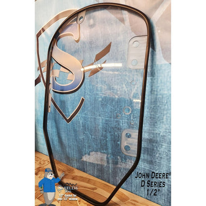 SHIELDS 1/2 Inch Door Window for John Deere D-Series Skid Steers