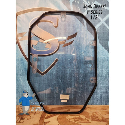 SHIELDS 1/2 Inch Door Window for John Deere P-Series Skid Steers