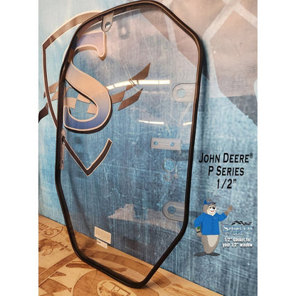 SHIELDS 1/2 Inch Door Window for John Deere P-Series Skid Steers