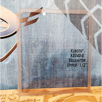 SHIELDS 1/2 Inch Front Windshield for Kubota KX040-4 Excavators