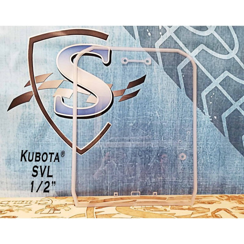 SHIELDS 1/2 Inch Front Windshield for Kubota SVL Track Loaders