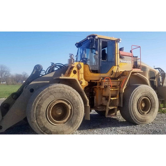 SHIELDS 1-Piece Front Windshield for Volvo L60 to L350 Wheel Loaders