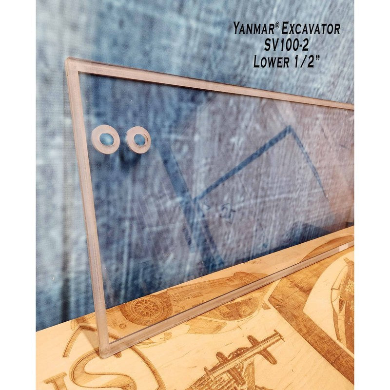 SHIELDS 1/2 Inch Front Windshield for Yanmar SV100-2 Excavators