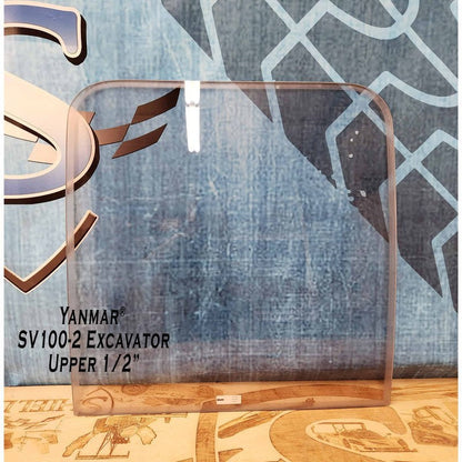 SHIELDS 1/2 Inch Front Windshield for Yanmar SV100-2 Excavators
