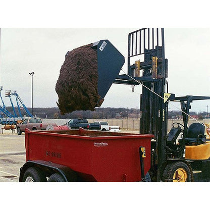 Star Industries Forklift Self-Dump Bucket, Manual or Hydraulic
