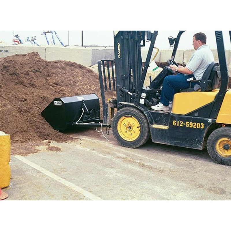 Star Industries Forklift Self-Dump Bucket, Manual or Hydraulic