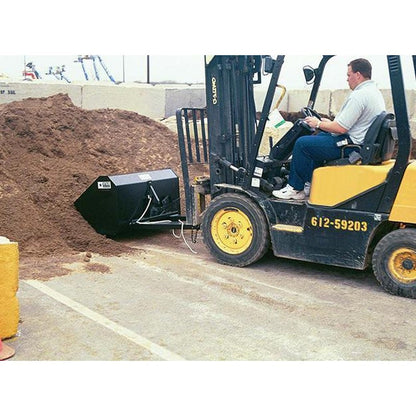 Star Industries Forklift Self-Dump Bucket, Manual or Hydraulic