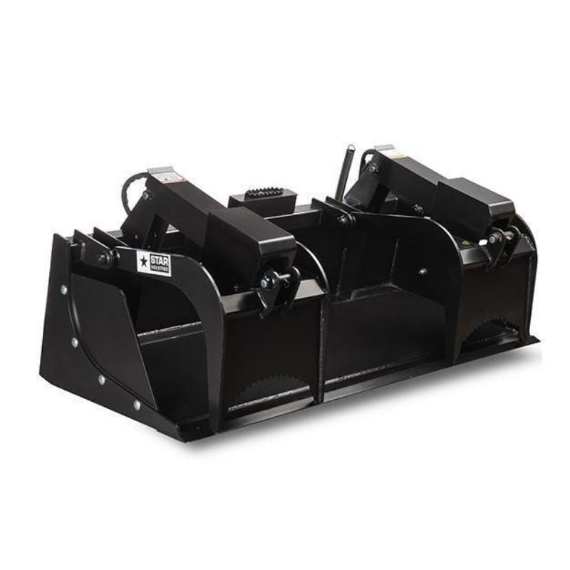 Star Industries Skid Steer Grapple Bucket, 66 to 84 Inch
