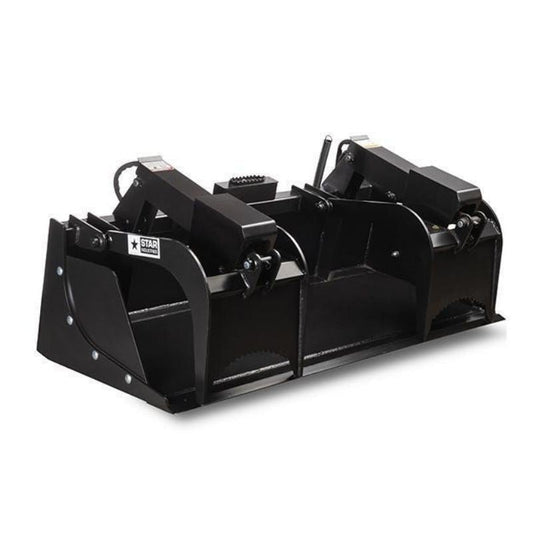 Star Industries Skid Steer Grapple Bucket, 66 to 84 Inch