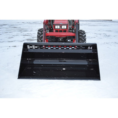 Top Dog Attachments Screened Skid Steer Snow Bucket