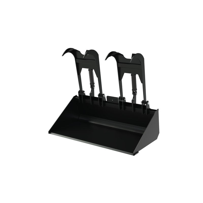 Top Dog Attachments Low Profile Dirt Bucket With Grapple
