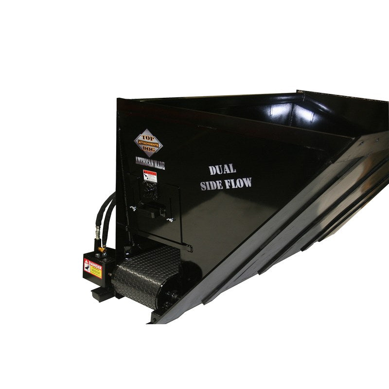 Top Dog Attachments Dual Side Flow Bucket for Skid Steers