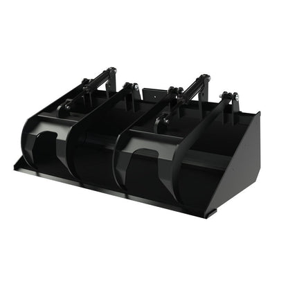 Top Dog Attachments Low Profile Dirt Bucket With Grapple