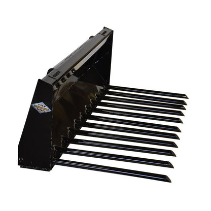Top Dog Attachments Skid Steer Manure Fork Bucket