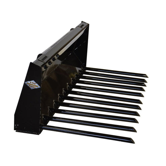 Top Dog Attachments Skid Steer Manure Fork Bucket