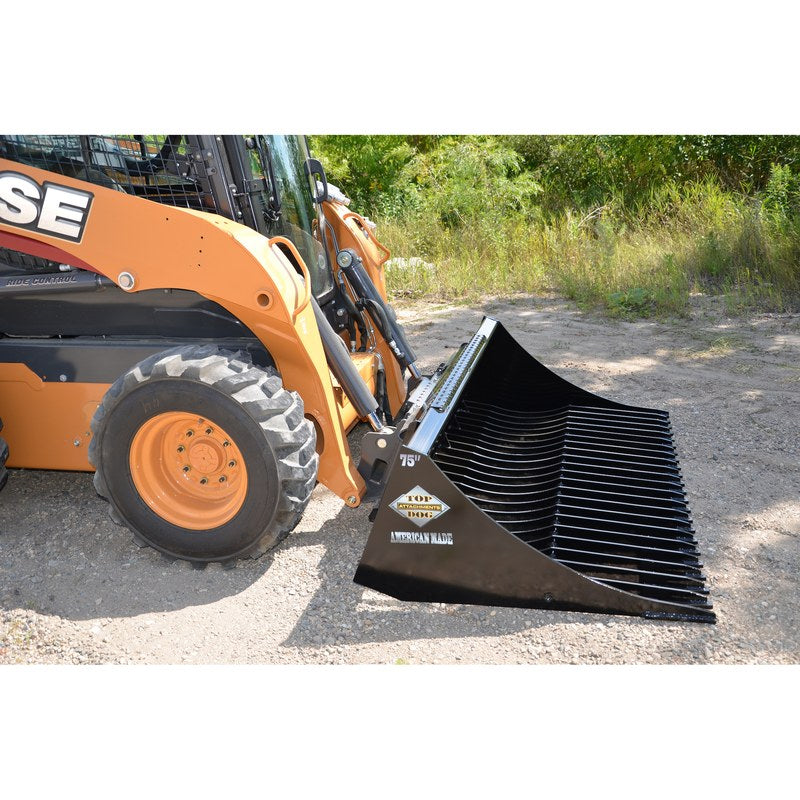 Top Dog Attachments Skid Steer Rock Bucket
