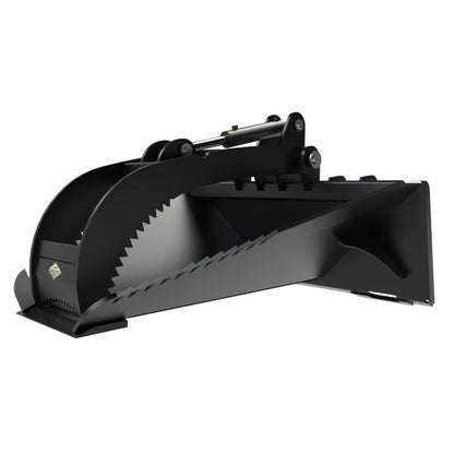 Top Dog Attachments Skid Steer Stump Bucket and Grapple