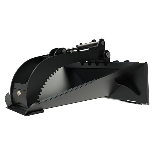 Top Dog Attachments Skid Steer Stump Bucket and Grapple