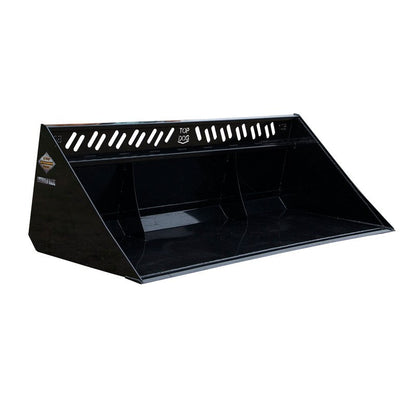 Top Dog Attachments Screened Skid Steer Snow Bucket