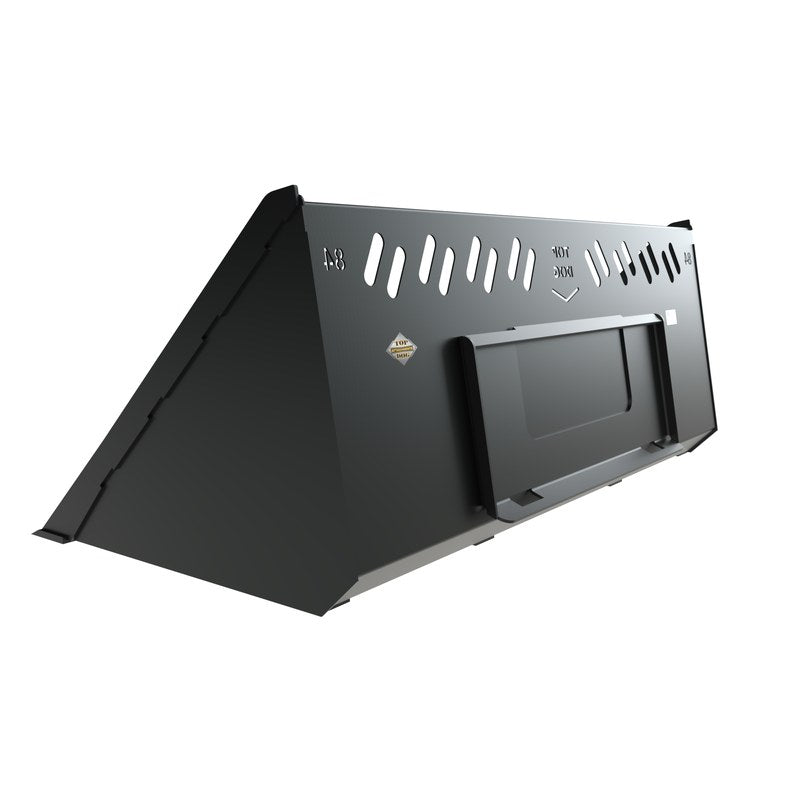 Top Dog Attachments Screened Skid Steer Snow Bucket