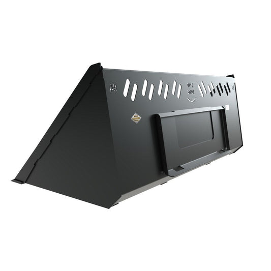 Top Dog Attachments Screened Skid Steer Snow Bucket