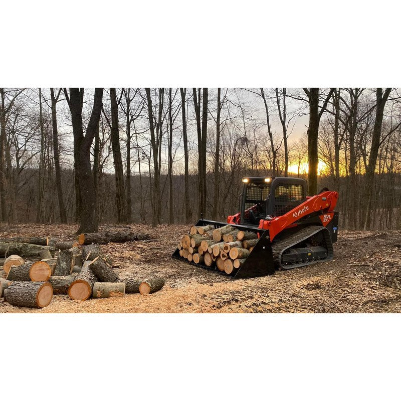 Top Dog Attachments XL Skid Steer Firewood Bucket