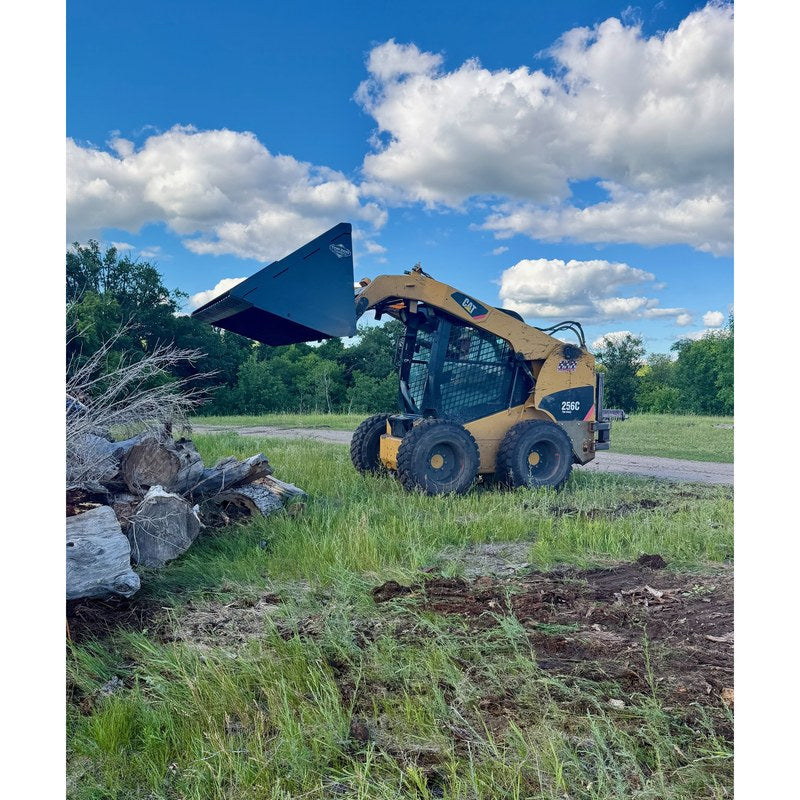 Top Dog Attachments XL Skid Steer Firewood Bucket